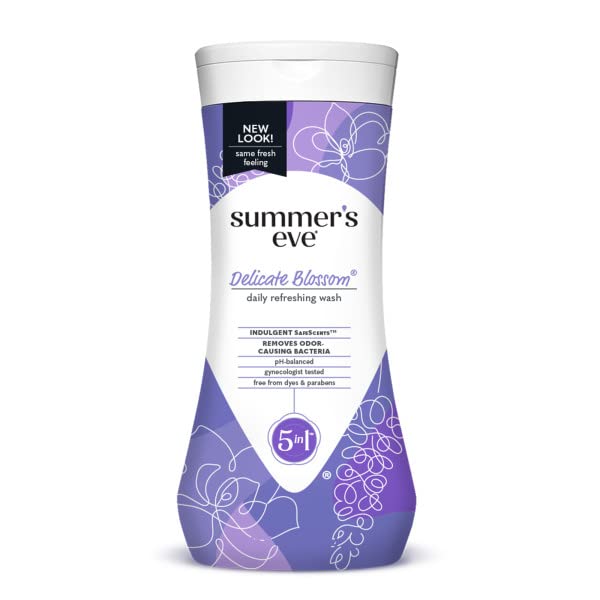 Summer's Eve Delicate Blossom Daily Refreshing Feminine Wash, Removes Odor, pH balanced, 15 fl oz Summer's EveAu supplements