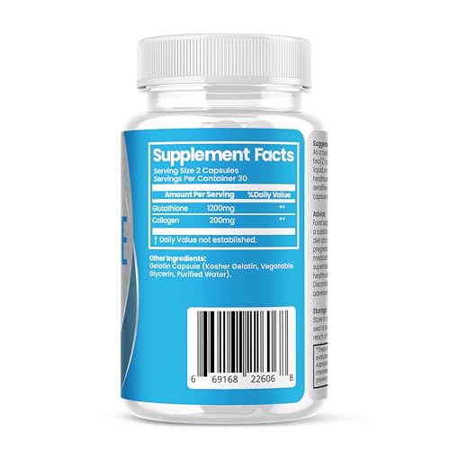 Glutathione Capsules Skin Whitening, Collagen, Unreduced Glutathione Skin Whitening LidoqueAu supplements
