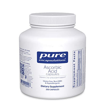 Pure Encapsulations Ascorbic Acid Capsules | Vitamin C Supplement Pure EncapsulationsUS supplements