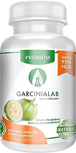 Garcinia Cambogia Extract 100% Pure 95% HCA Pharmaceutical Grade 60 Capsules 1 Month GarciniaLabAu supplements