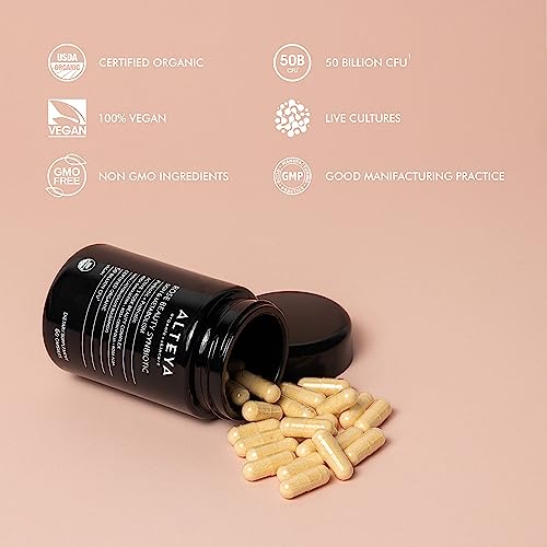 Alteya Organics Beauty Prebiotics + Probiotics and Rose Extracts, Skin Beauty from Within Supplement Alteya OrganicsAu supplements