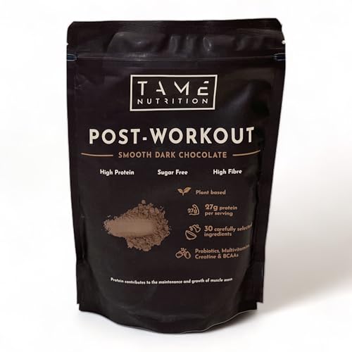 Vegan Post Workout Protein Powder | Dark Chocolate | 301g | Tame Nutrition Tame NutritionAu supplements