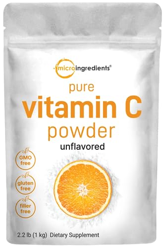 Micro Ingredients Pure Vitamin C Crystal Powder (Water Soluble Vitamin C 1000mg Micro IngredientsAu supplements
