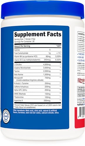 Nutricost Pre-C Pre-Workout Complex with Creatine (Fruit Punch | 30 Servings) Powder NutricostAu supplements