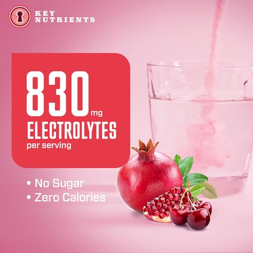 KEY NUTRIENTS Multivitamin Electrolytes Powder No Sugar - Sweet Cherry Pom Electroly KEY NUTRIENTSUS supplements
