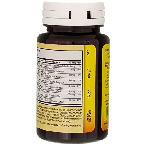 Nature's Blend Multiple Vitamin with Minerals No Iron 100 Tabs Nature's BlendAu supplements