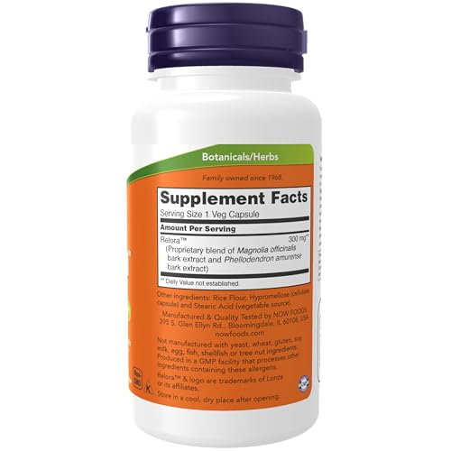 NOW Supplements, Relora 300 mg (a Blend of Plant Extracts from Magnolia officinalis NOWUS supplements