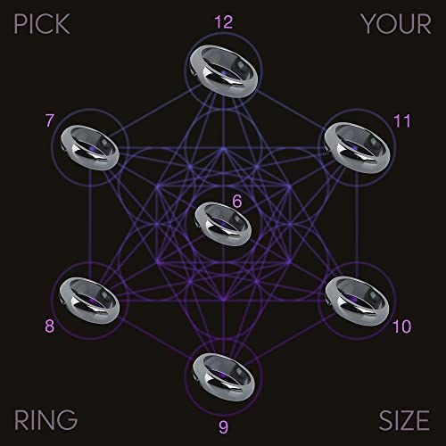 Genuine Magnetic Hematite Rings, 3 Rings in Each Order, Black Hematite Ring LUXSTRAAu supplements