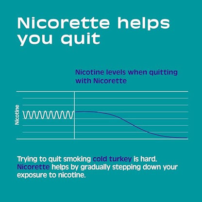 Nicorette 4 mg Mini Nicotine Lozenges to Quit Smoking - Mint Flavored Stop NicoretteUS supplements