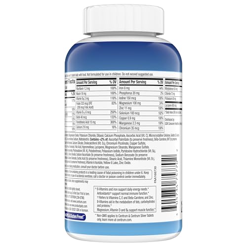 Centrum Multivitamin for Men, Multivitamin/Multimineral Supplement with Vitamin D3, B Vitamins and Antioxidants CentrumAu supplements