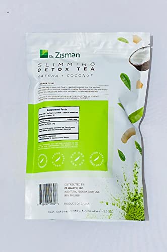 Dr. Zisman ZT Slimming - Matcha-Coconut Detox Blend, Weight Loss Tea with Antioxidant Effects Dr. Zisman ZT Slimming TeaUS supplements