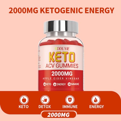 DDUYIE Keto ACV Gummies Advanced Weight Loss | 2000mg Low Carb Apple Cider Vinegar DDUYIEAu supplements