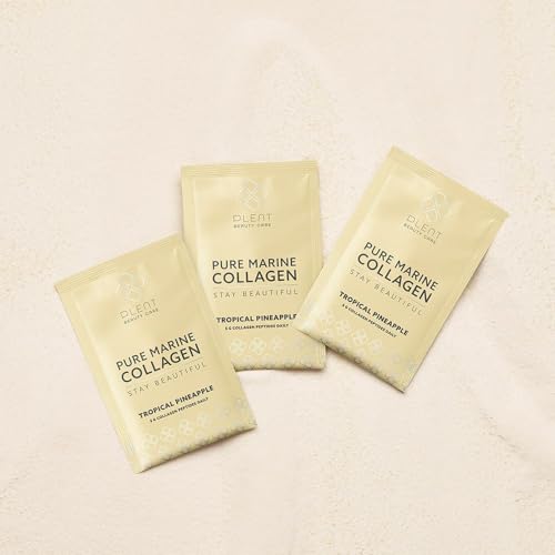 Plent Pure Marine Collagen Tropical Pineapple - Stay Beautiful - 5G Collagen Peptides Daily PlentAu supplements