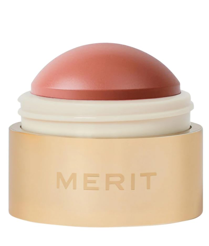 Merité Beverly Hills Cream Blush, Lightweight Buildable Color Balm with Vitamin E for Cheeks and Lips Flush Balm Cream Blush (0.31oz) (Beverly Hills - soft peach) GenericAu supplements