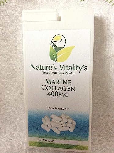NATURE'S VITALITY'S Marine Collagen Capsules 400mg 60 Capsules 2 NATURE'S VITALITY'SUS supplements