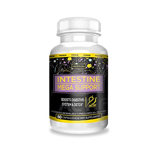 Actif Intestine Mega Support with 30+ Advanced Factors, Deep Cleanse and Repair ACTIFUS supplements