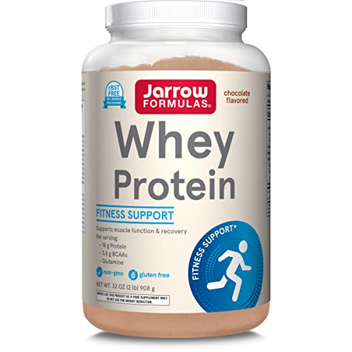 Jarrow Formulas Whey Protein With 18 g of Protein, 3.8 g of BCAAs, & Glutamine, Dietary Jarrow FormulasUS supplements