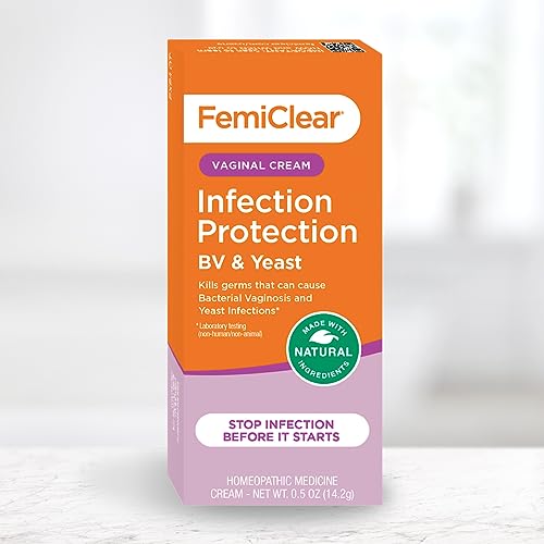 FemiClear BV & Yeast Infection Protection Vaginal Cream, Made with Natural Ingredients FemiClearAu supplements