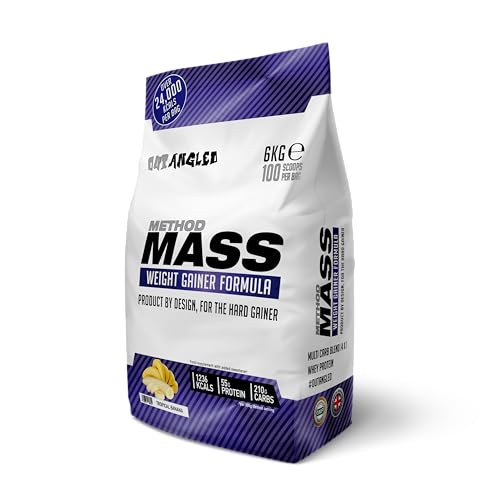 Out Angled Method Mass Gainer Powder, Tropical Banana, 6kg, 100 Scoops OUT ANGLEDUS supplements