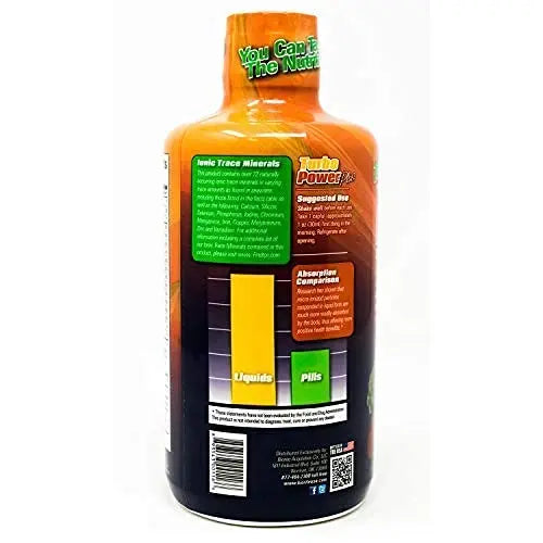 Liquid Vitamin Turbo Power Plus: 47 Vitamins, Enzymes, Vitamin D3, Vitamin A, Vitamin C, and Zinc for Men, Women, Teens, and Kids Turbo PowerAu supplements