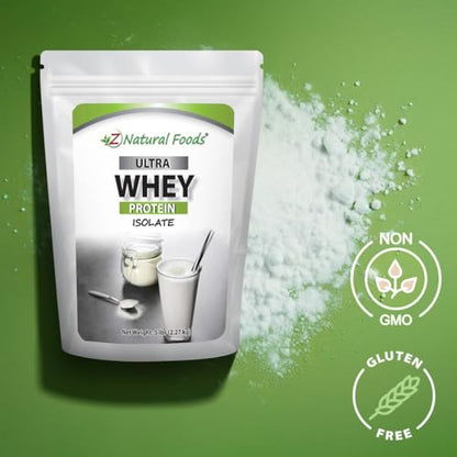 Z Natural Foods Whey Protein Powder Isolate, Unsweetened Protein Powder Enriched Z Natural FoodsUS supplements