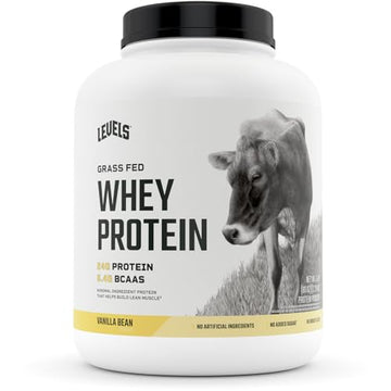 Levels Grass Fed 100% Whey Protein, No Hormones, Vanilla Bean, 5LB Levels NutritionAu supplements