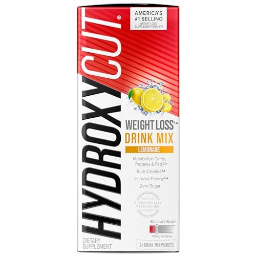 Hydroxycut Drink Mix Weight Loss Supplements, Lemonade, 21 Count (Pack of 1) HydroxycutUS supplements