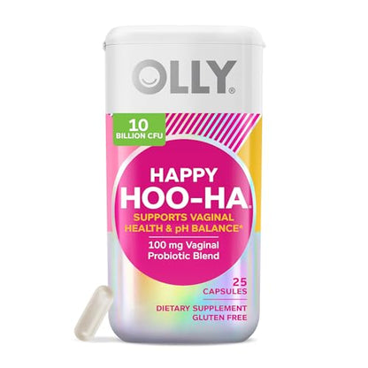 OLLY Happy Hoo-Ha Capsules, Probiotic for Women, Vaginal Health and pH OLLYUS supplements