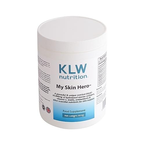 Marine Collagen Powder 10,000mg - with Vitamin C, Zinc, Biotin, Hyaluronic Acid - No fillers, sweeteners or additives KLW NutritionAu supplements