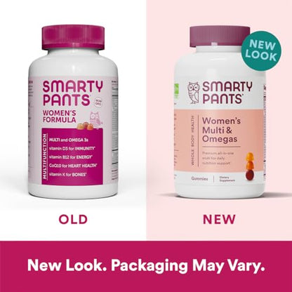 SmartyPants Women's Multivitamin Gummies: Omega 3 Fish Oil (EPA/DHA), Methylfolate SmartyPantsUS supplements
