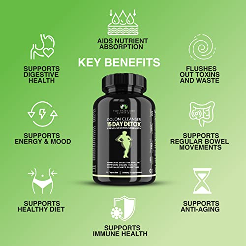 Colon Cleanser Detox. Premium 15 Day Fast-Acting Detox Cleanse Diet Pills, Probiotic THE ENCLARE NUTRITIONAu supplements