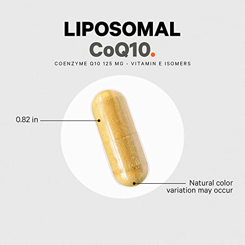 Codeage Liposomal CoQ10 Supplement - Vitamin E Isomers Tocopherols - 125mg Coenzy CodeageUS supplements
