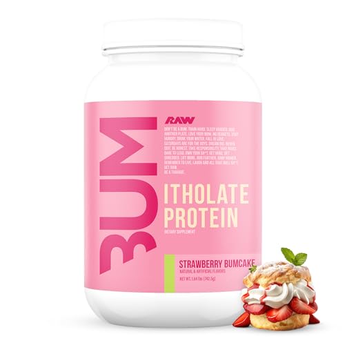 RAW Whey Isolate Protein Powder, Strawberry BumCake (CBUM Itholate Protein) RAWUS supplements
