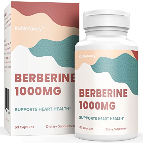 KoNefancy Berberine HCL Supplement 1000mg, High Absorption Berberine Plus Vegan KoNefancyUS supplements