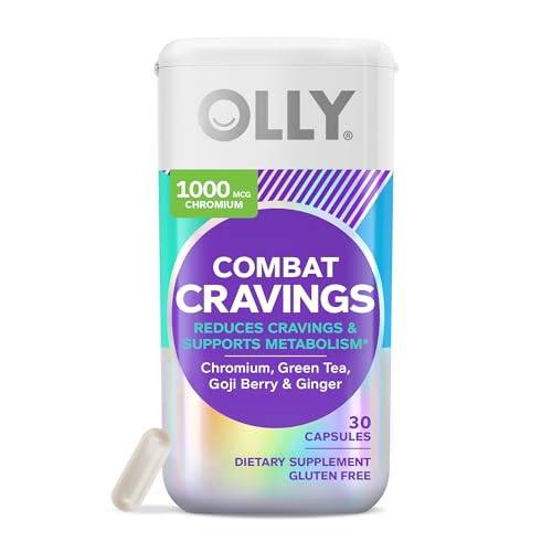 OLLY Combat Cravings, Metabolism & Energy Support Supplement,1000 mcg Chromium OLLYUS supplements