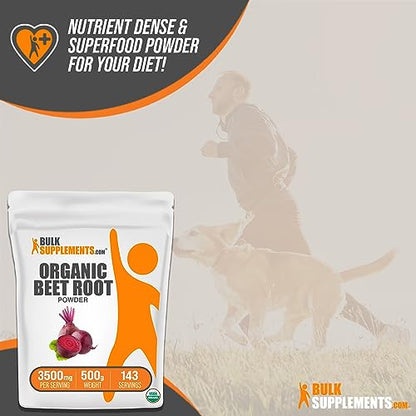 BULKSUPPLEMENTS.COM Organic Beet Root Powder - Beet Powder Organic, Beetroot BULKSUPPLEMENTS.COMUS supplements