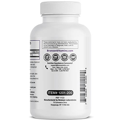 Bronson Apple Cider Vinegar 3000 MG per Serving Extra Strength - Non-GMO, 200 Vegetarian BronsonUS supplements