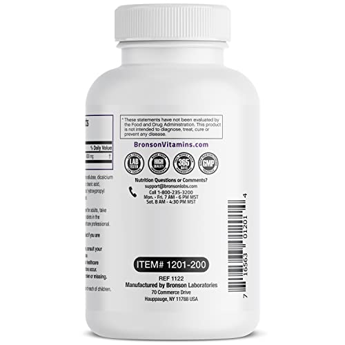 Bronson Apple Cider Vinegar 3000 MG per Serving Extra Strength - Non-GMO, 200 Vegetarian BronsonAu supplements
