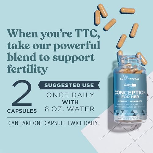 Conception Fertility Supplements for Women – Prenatal Vitamins – Promote Hormone Balance Eu NaturalAu supplements