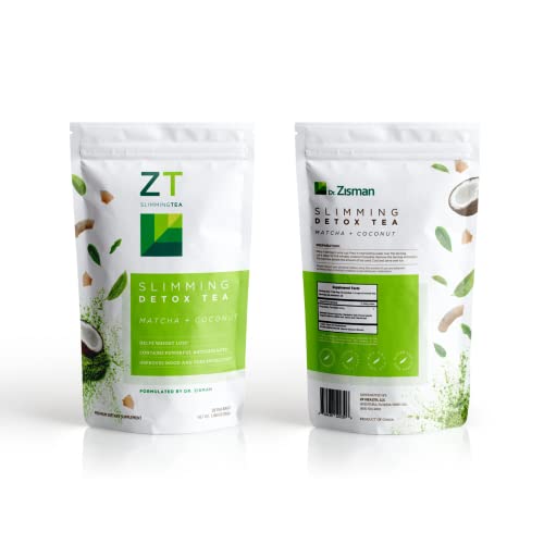 Dr. Zisman ZT Slimming - Matcha-Coconut Detox Blend, Weight Loss Tea with Antioxidant Effects Dr. Zisman ZT Slimming TeaUS supplements