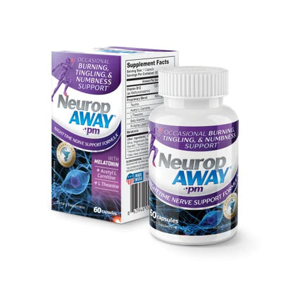 NeuropAWAY Nerve Support PM | 60 Capsules NeuropAWAYUS supplements