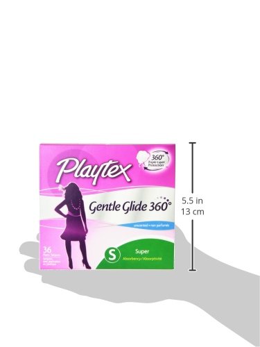 Playtex Simply Gentle Glide Unscented Tampons, Super Absorbency, 36 Count (Pack of 1) PLAYTEXAu supplements
