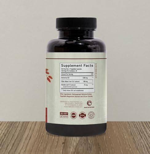 Berberine HCL 1500mg for Weight Management | Botanical Keto Inducing Berberine Supplement Nobi NutritionAu supplements