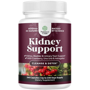 Kidney Support Cranberry Supplement for Women and Men - High Strength Kidney Natures CraftAu supplements