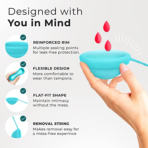 EcoBlossom Reusable Menstrual Disc with Removal String - The Most Reliable Medical Grade Silicone EcoBlossomAu supplements