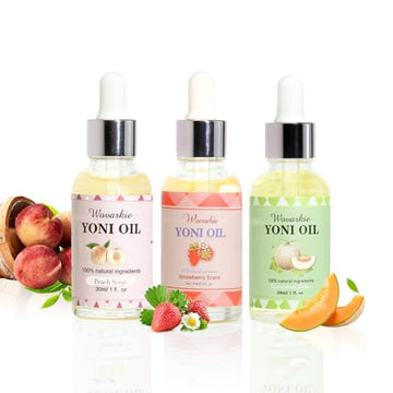 Yoni Oil for Women Set Of 3, 100% Natural Feminine Oil Intimate Deodorant for Women, Eliminates Odor WovarkieAu supplements