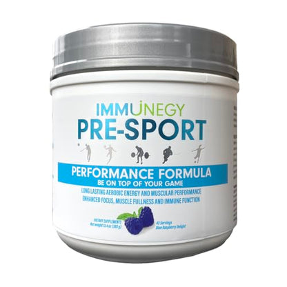IMMUNEGY - PRE-Sport Performance Pre-Workout Formula (Blue Raspberry Delight) IMMUNEGYUS supplements