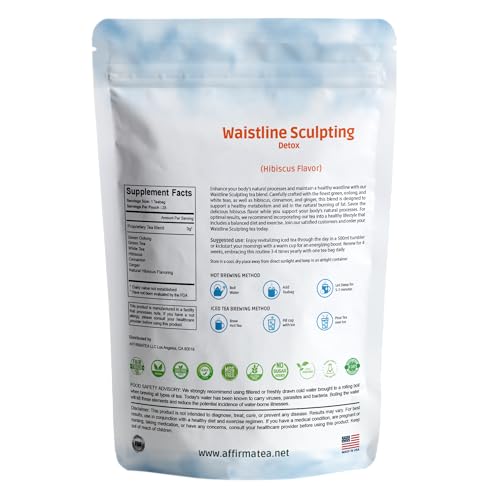 AffirmaTea Natural Detox Tea Blend - Laxative Free, Oolong Green Tea & Cinnamon AffirmaTeaUS supplements
