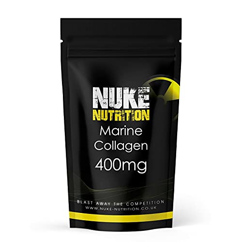 Nuke Nutrition Marine Collagen Capsules - 400mg - 120 Capsules - High Strength Collagen Nuke NutritionAu supplements