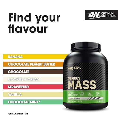 Optimum Nutrition Serious Mass Protein Powder High Calorie Weight Gainer Optimum NutritionUS supplements